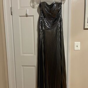 Revolve Retrofete Faye Dress in Gunmetal.  Size Small